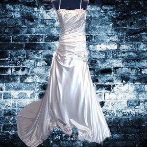 Mori Lee Bridal Wedding Gown Mermaid Size 8